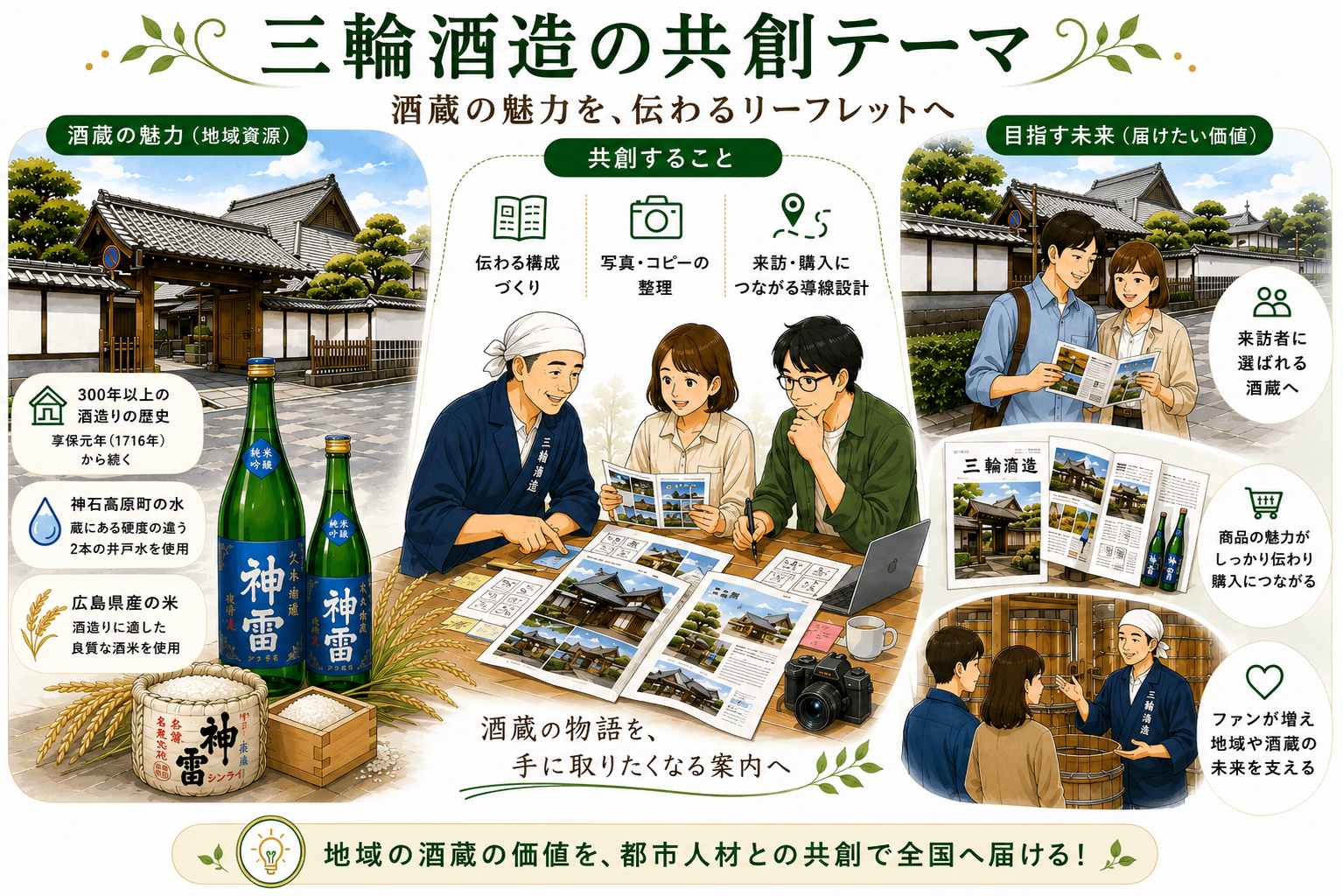 三輪酒造の共創テーマ