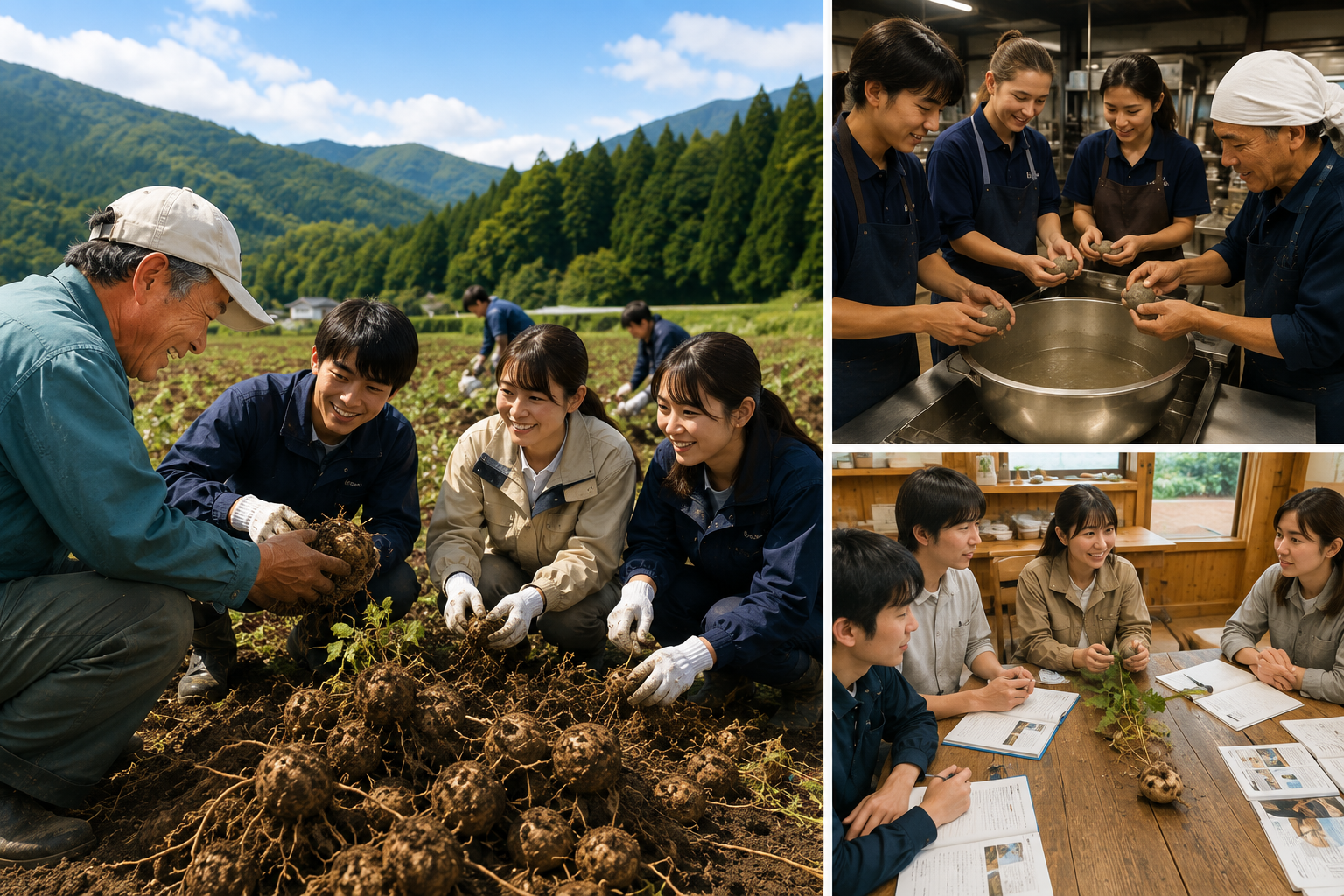 在来こんにゃくを起点にした神石高原町のサマースクール型体験プログラム