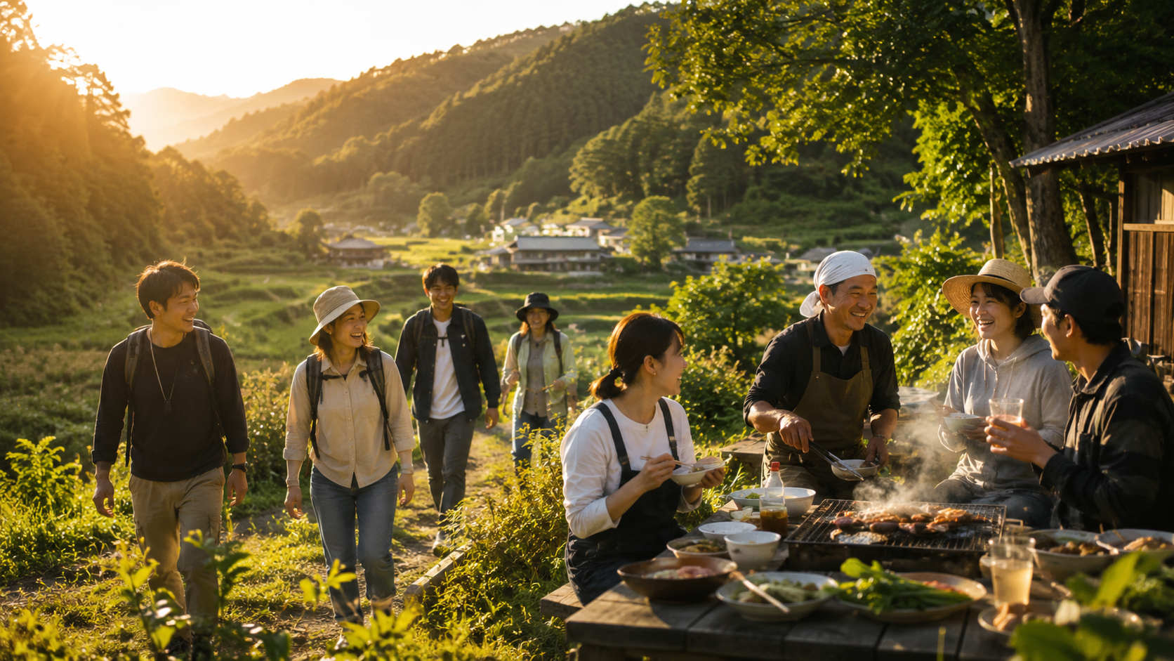 フィールドワーク・BBQ交流