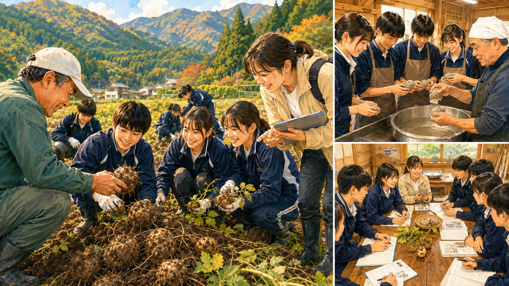 修学旅行向けこんにゃく体験プログラム